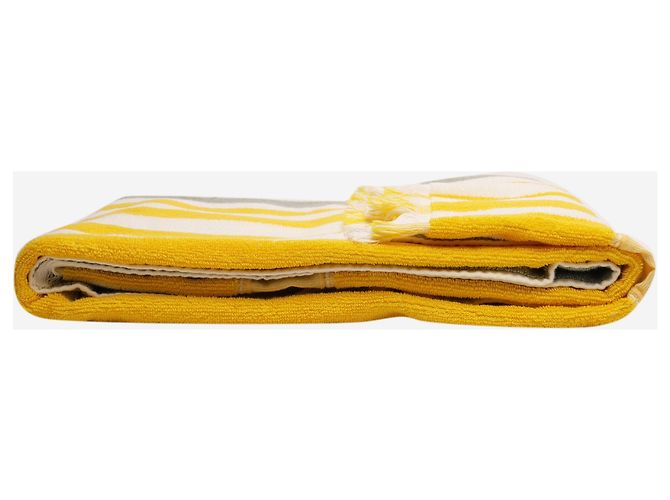Hermès Toalha de praia Yellow Yachting Raye Amarelo - vista 3