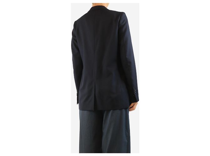Paul Smith Blazer aus Navy-Wolle - Größe UK 10 Marineblau - Ansicht 2