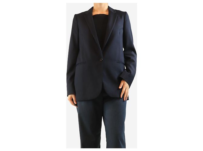 Paul Smith Blazer aus Navy-Wolle - Größe UK 10 Marineblau - Ansicht 3