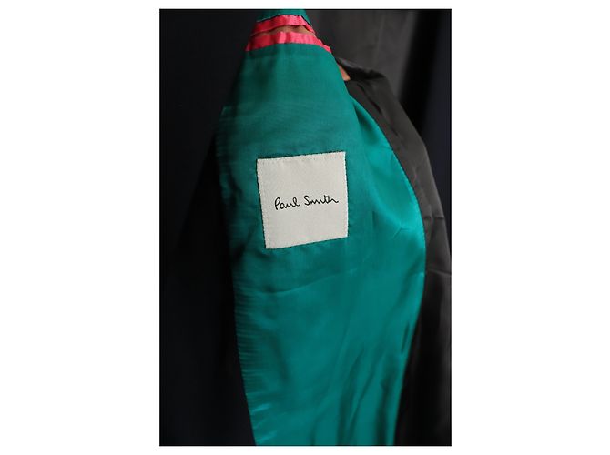 Paul Smith Blazer aus Navy-Wolle - Größe UK 10 Marineblau - Ansicht 5