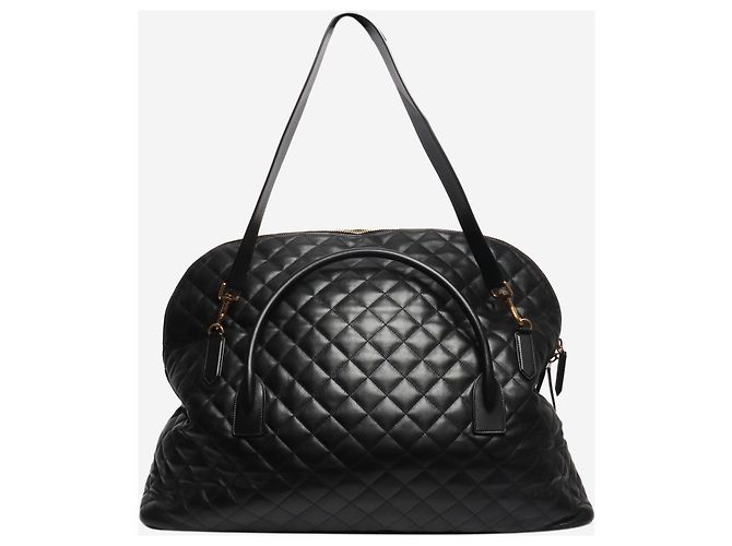 Saint Laurent Borsa da viaggio ES Giant nera Nero - vista 3
