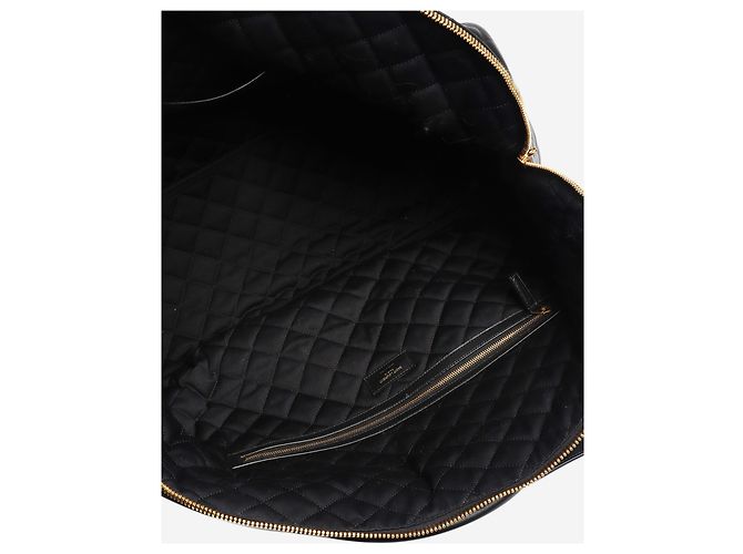 Saint Laurent Borsa da viaggio ES Giant nera Nero - vista 8