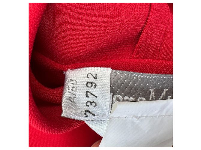Max Mara Wickelkleid aus roter Triacetat-Mischung - Ansicht 7