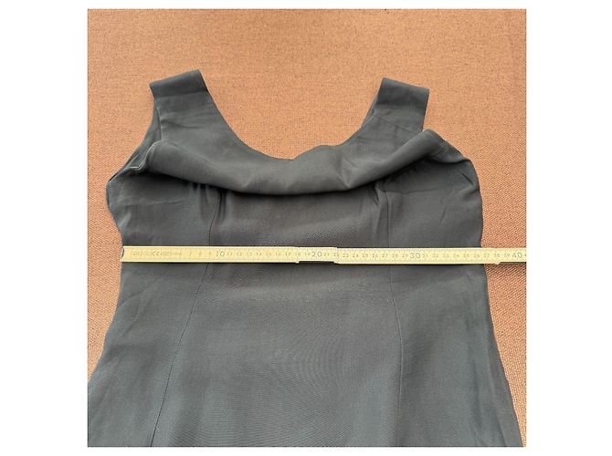 Versus Gianni Versace Vestido midi sin mangas negro - vista 3