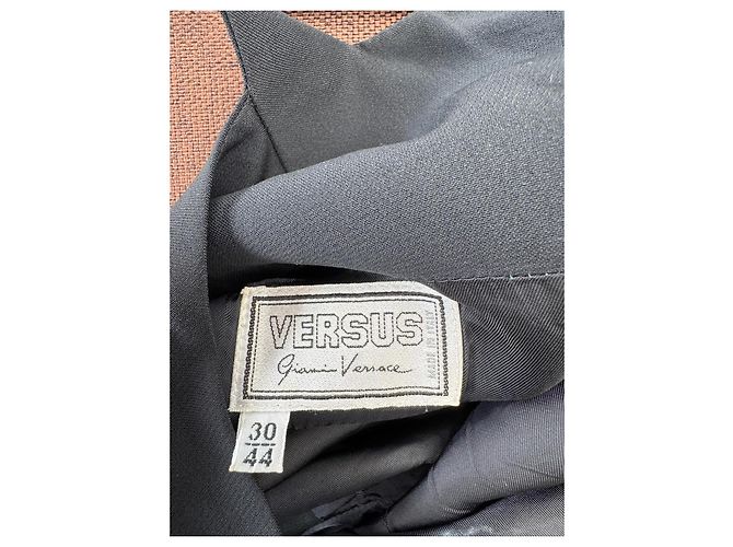 Versus Gianni Versace Vestido midi sin mangas negro - vista 6
