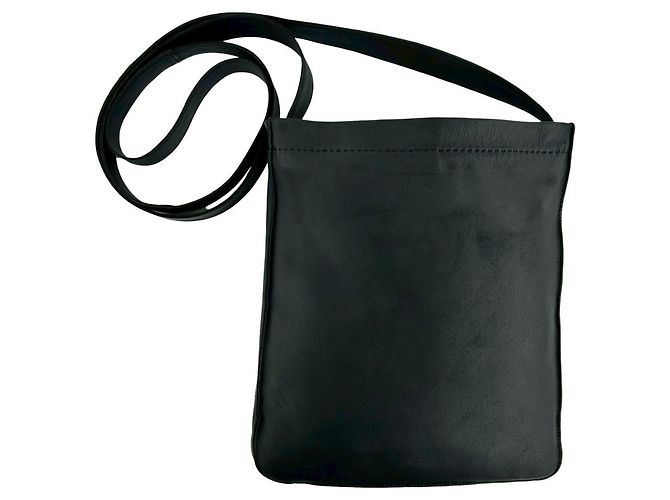 Hermès Mini borsa a tracolla in pelle con logo Clou de Selle Hermes Nero - vista 3