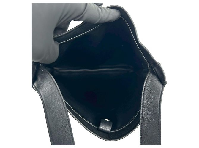 Hermès Mini borsa a tracolla in pelle con logo Clou de Selle Hermes Nero - vista 9