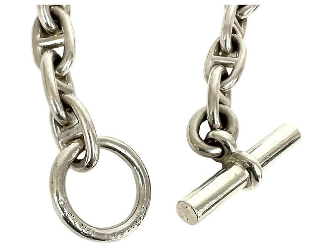 Hermès Bracciale Charm Hermes Silver 925 Chaine d'Ancre Argento - vista 4