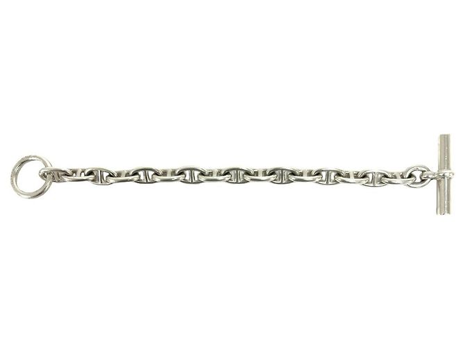 Hermès Bracciale Charm Hermes Silver 925 Chaine d'Ancre Argento - vista 6