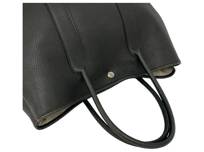 Hermès Hermes Garden Party PM Negonda Leder Tote Bag Schwarz - Ansicht 4