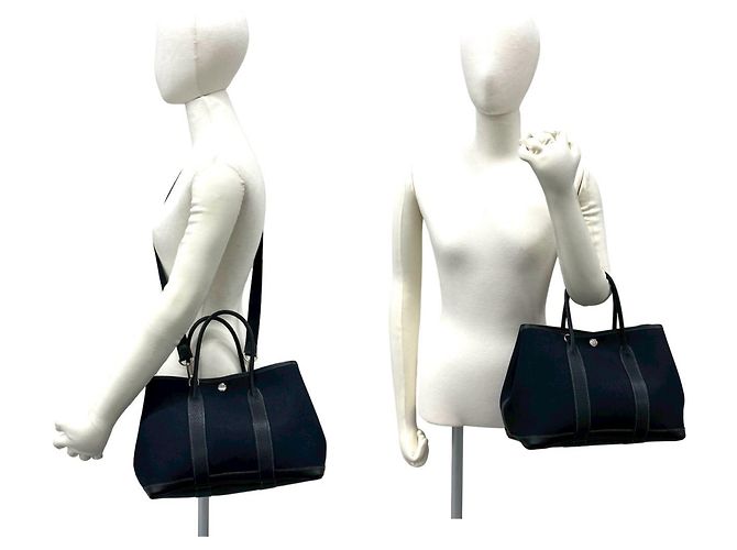 Hermès Borsa Hermes Garden Party TPM Black Nero - vista 2