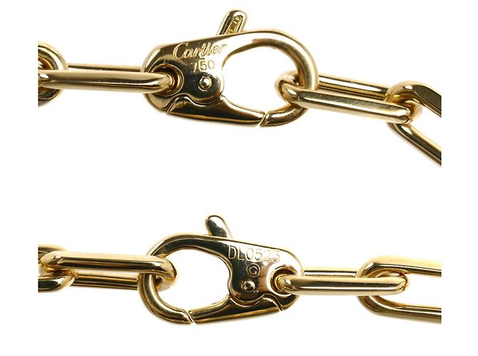 Pulsera charm Santos en oro amarillo de 18K Cartier - vista 2