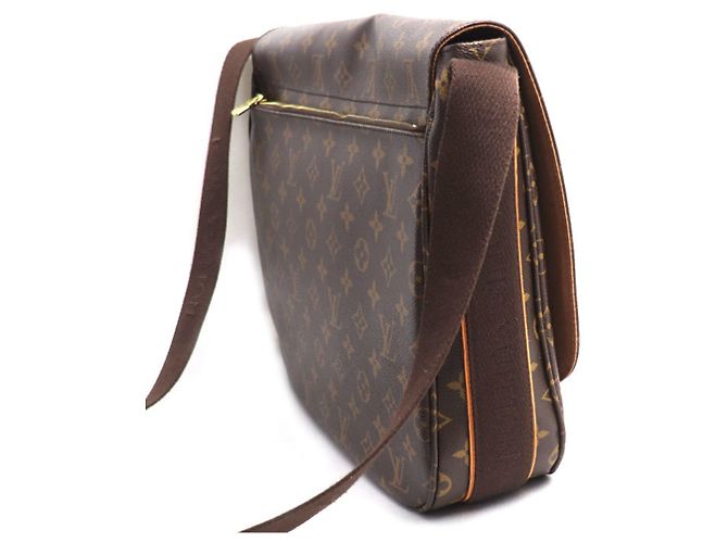 Borsa a Spalla Louis Vuitton Messenger Bobour MM Marrone - vista 2