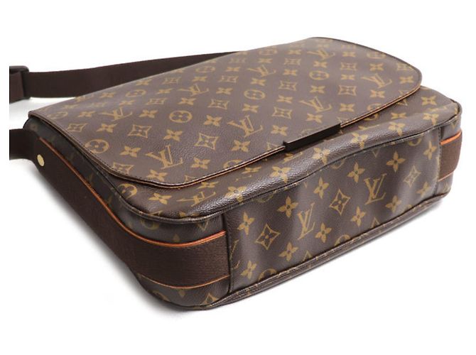 Borsa a Spalla Louis Vuitton Messenger Bobour MM Marrone - vista 3