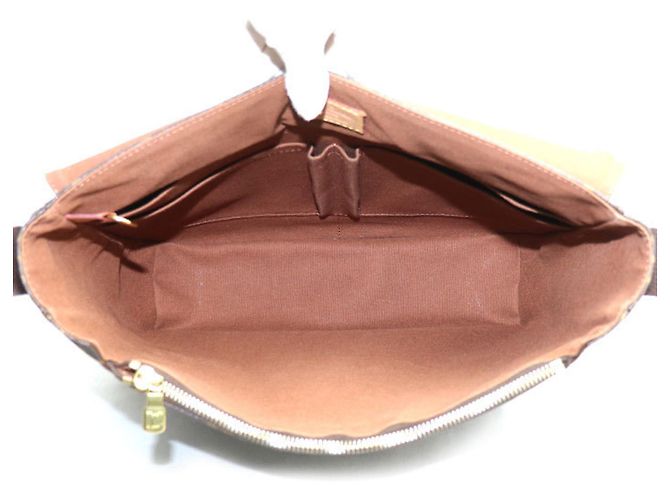 Borsa a Spalla Louis Vuitton Messenger Bobour MM Marrone - vista 4