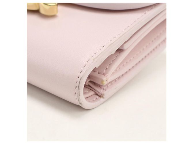 Céline Portafoglio tri-fold rosa Celine - vista 6