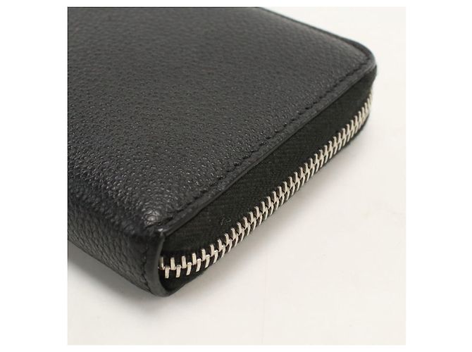 Saint Laurent Black Leather Long Wallet - view 7