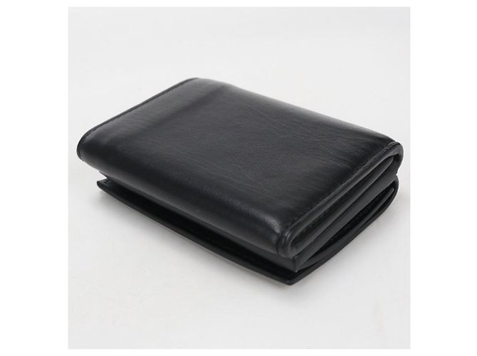 Carteira de três dobras Bottega Veneta Preto - vista 2