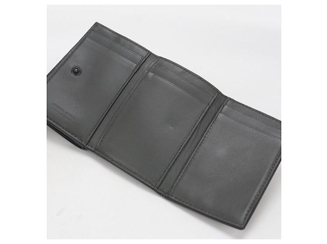 Carteira de três dobras Bottega Veneta Preto - vista 3