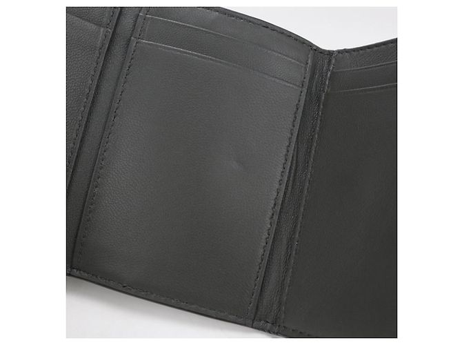 Carteira de três dobras Bottega Veneta Preto - vista 6