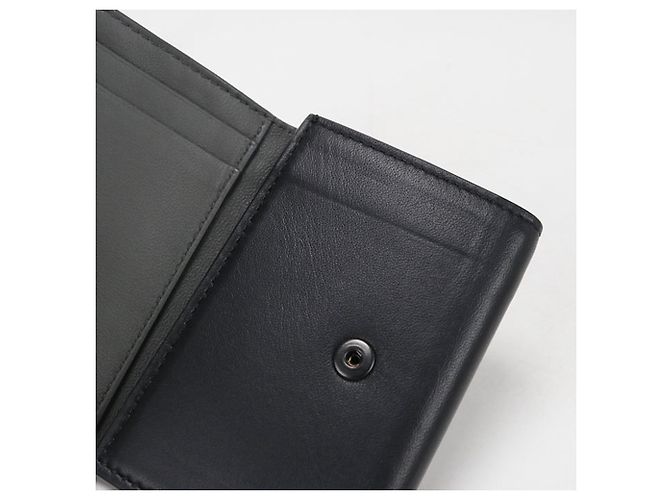 Carteira de três dobras Bottega Veneta Preto - vista 7