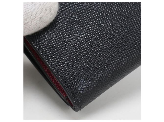 Prada Tri-Fold Wallet Black - view 6