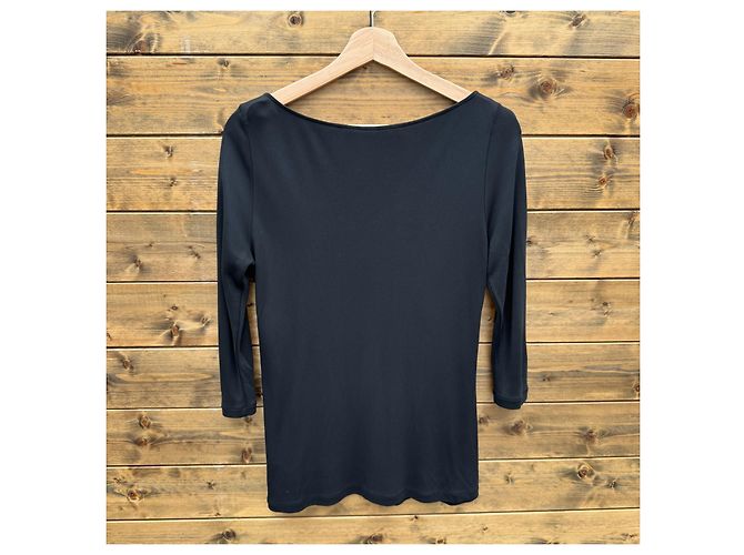 Roberto Cavalli Class Camiseta Viscosa Negra Estampado Gráfico - vista 2