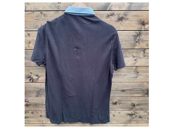 Brunello Cucinelli Polo uomo in cotone marrone - vista 2
