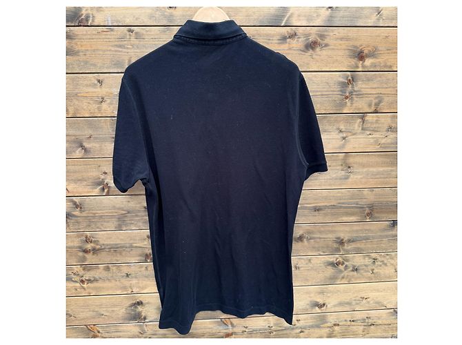 Dolce & Gabbana Polo in cotone nero - vista 2