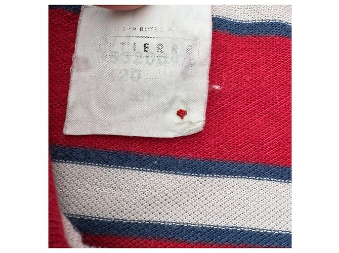Dolce & Gabbana D&G Polo a maniche lunghe a righe Bianco Rosso Blu - vista 5
