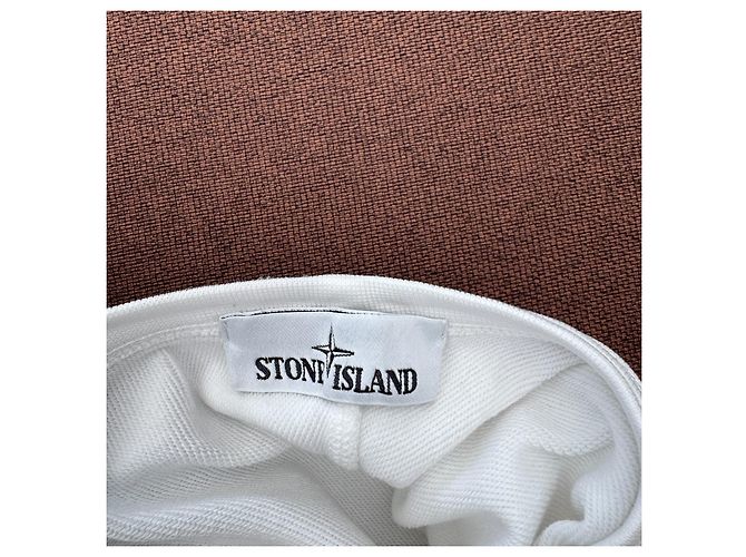 Stone Island Baumwoll-Sweatshirt Weiß - Ansicht 4