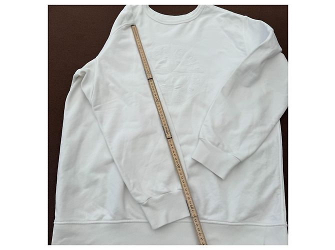 Stone Island Baumwoll-Sweatshirt Weiß - Ansicht 9