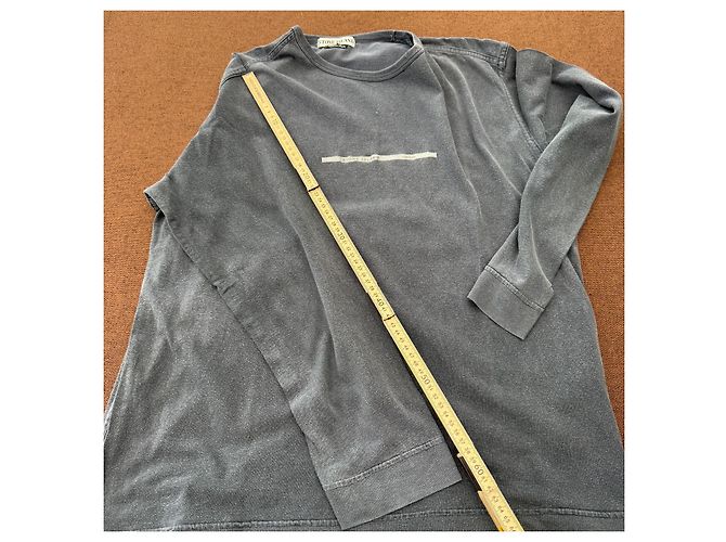 Stone Island T-shirt a maniche lunghe Grigio antracite - vista 6