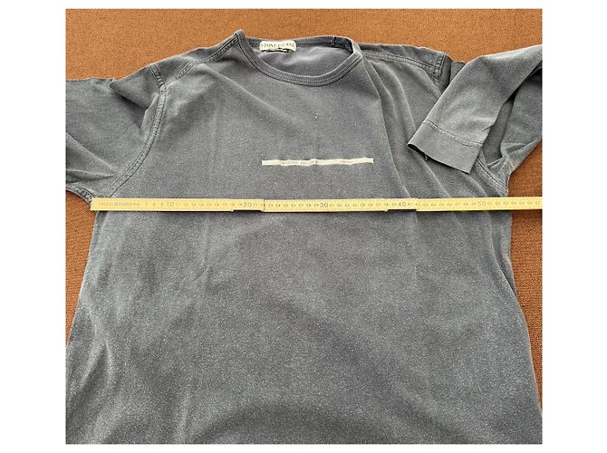 Stone Island T-shirt a maniche lunghe Grigio antracite - vista 7