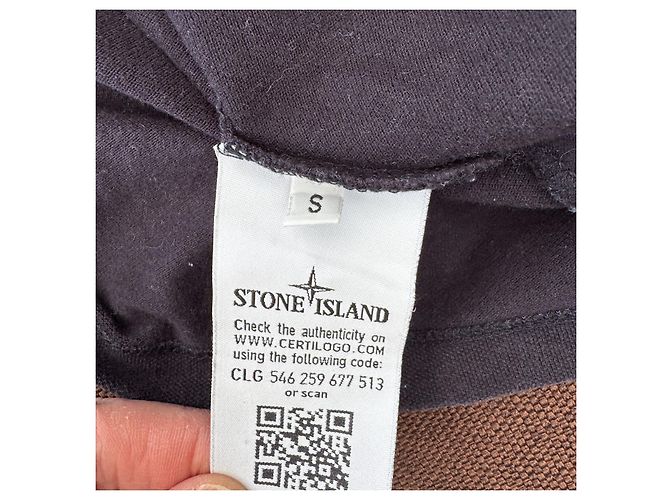 Stone Island Langarm-Poloshirt - Navyblau Dunkelblau - Ansicht 5