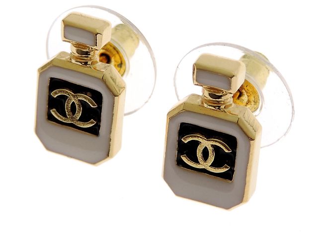 Orecchini a lobo flacone di profumo Chanel - vista 2