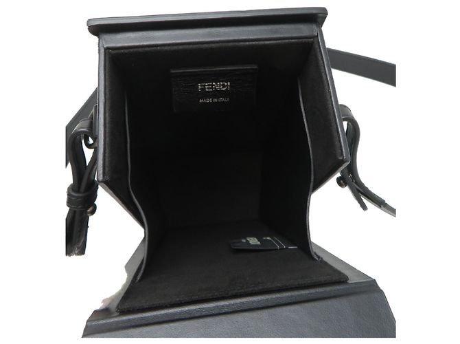 Borsa a tracolla Box da donna Fendi Nero - vista 6