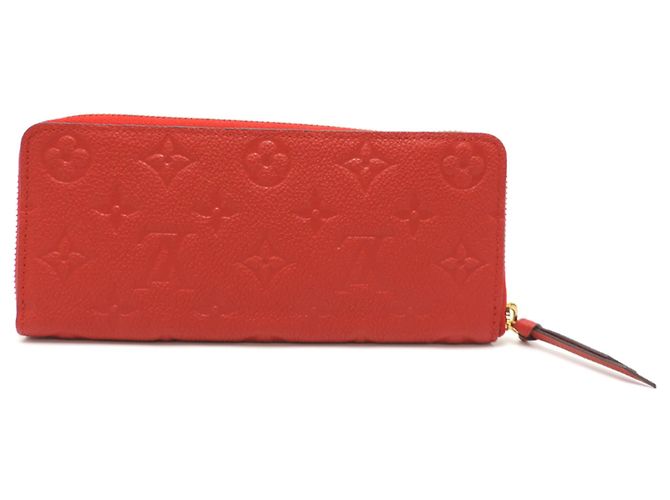 Cartera Long Clemence Louis Vuitton Roja - vista 2