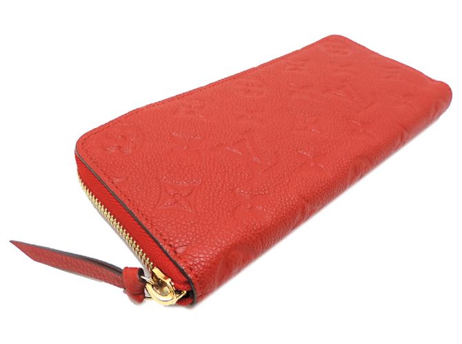 Cartera Long Clemence Louis Vuitton Roja - vista 3