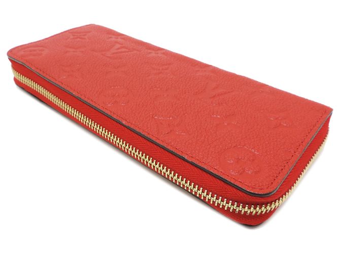 Cartera Long Clemence Louis Vuitton Roja - vista 4