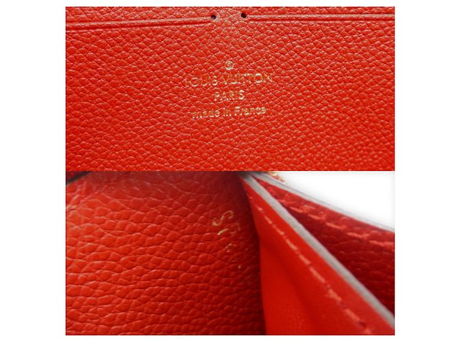 Cartera Long Clemence Louis Vuitton Roja - vista 6