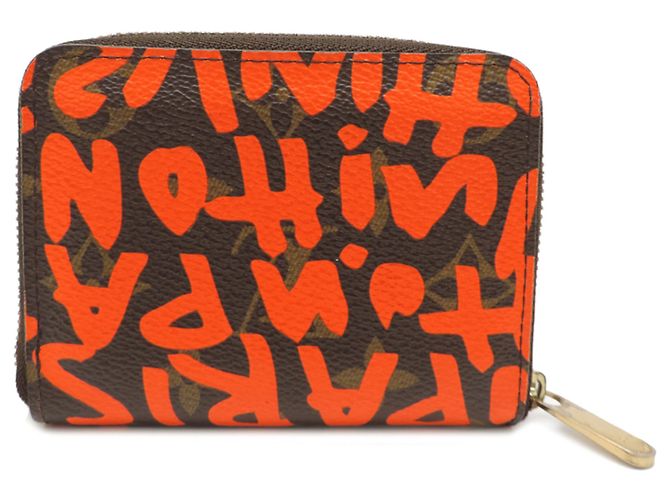 Zippy Louis Vuitton Monogram Graffiti Long Wallet Braun Orange Monogramm - Ansicht 2