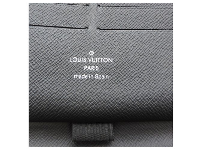 Louis Vuitton Zippy Organizer Long Wallet Schwarz Blau - Ansicht 6