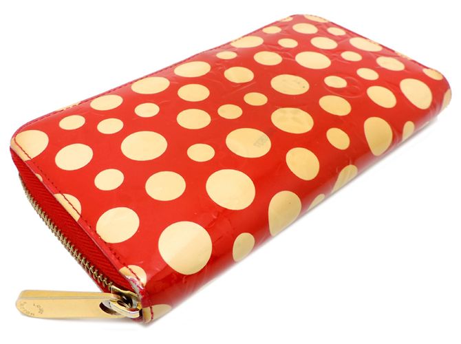 Louis Vuitton Zippy Wallet Dot Infinity Weiß Rot - Ansicht 3