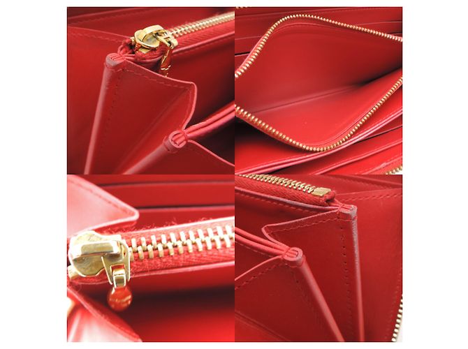 Louis Vuitton Zippy Wallet Dot Infinity Weiß Rot - Ansicht 7