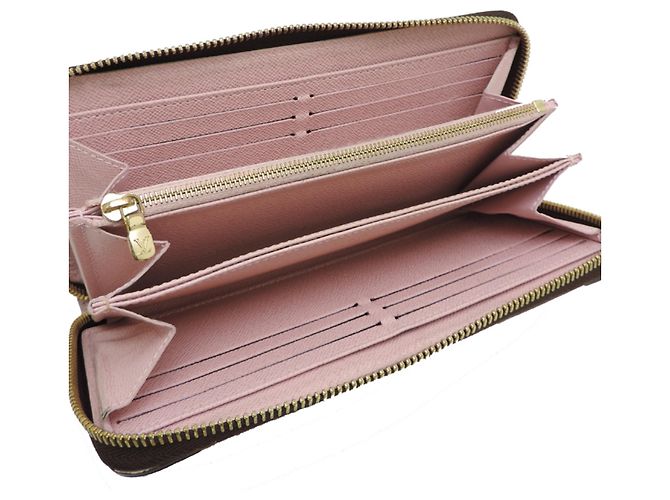 Louis Vuitton Zippy Wallet - Monogram Rose Ballerine Braun Pink - Ansicht 5