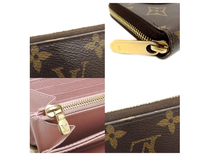 Louis Vuitton Zippy Wallet - Monogram Rose Ballerine Braun Pink - Ansicht 9