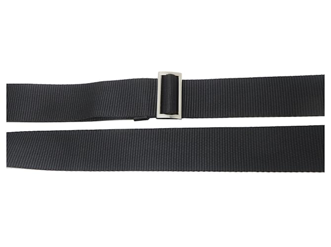 Borsa a tracolla in nylon nero Prada - vista 5