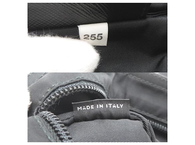 Borsa a tracolla in nylon nero Prada - vista 8