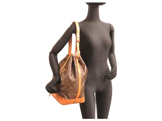Borsa a tracolla Noe da donna Louis Vuitton Marrone - vista 8